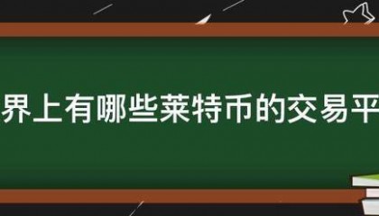 世界上有哪些莱特来自币的交易平台