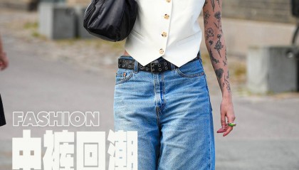 杨幂欧阳娜娜都爱穿的宽腿中裤,今夏火成这样啦?