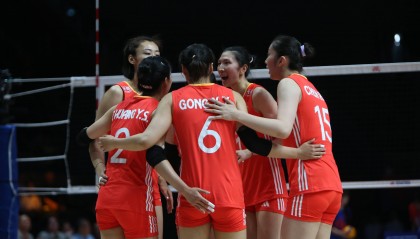新周期开门红!女排世联赛-中国3-0横扫比利时 吴梦洁18分