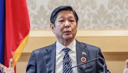 全面谈崩后，菲不要中国贷款，马科斯出席金砖峰会，握紧莫迪的手
