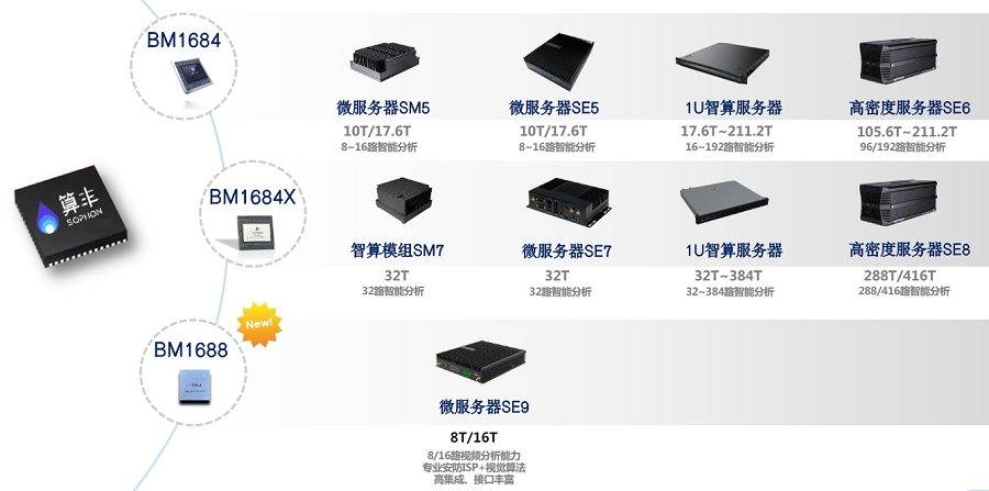 算力时代，算能（SOPHGO）的算力芯片/智算板卡/服务器选型