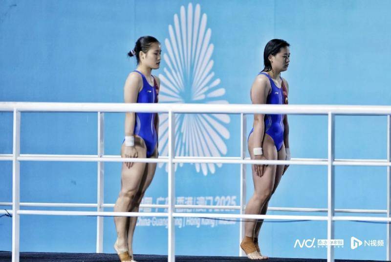 全红婵复出！携搭档一路领先助广东队摘十五运会跳水女团金牌