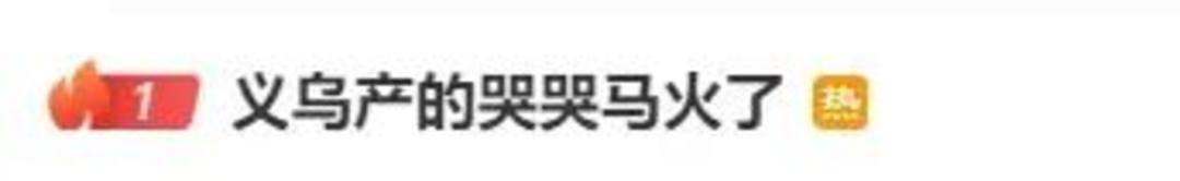 被缝反的“哭哭马”,为啥成了爆款?